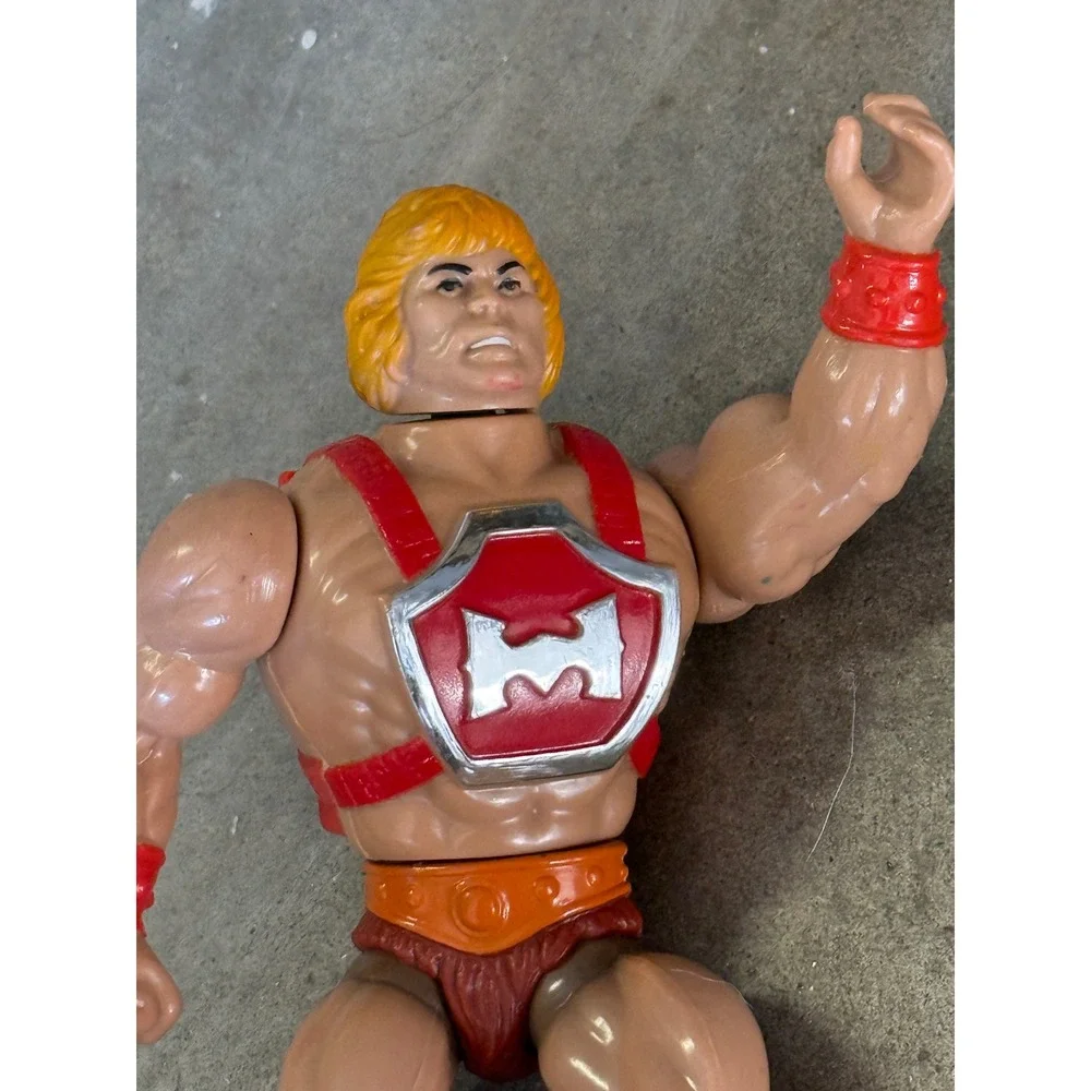Vintage 1984 Mattel MOTU Thunder Punch He-Man Action Figure Taiwan 80s Toy